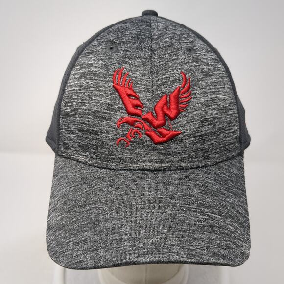 Eastern Washington Eagles Fitted Baseball Cap Gray XL Embroidered Poly New Era - Picture 2 of 10